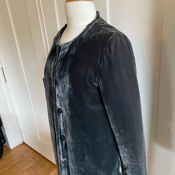 Ports Silk velvet puffy coat sz 2 - Picture 2 of 6